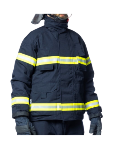 VESTE POMPIER EN469 93% META ARAMID, 5% PARA-ARAMID, 2% FIBRE ...