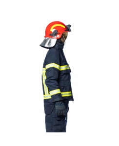 VESTE POMPIER EN469 93% META ARAMID, 5% PARA-ARAMID, 2% FIBRE ...