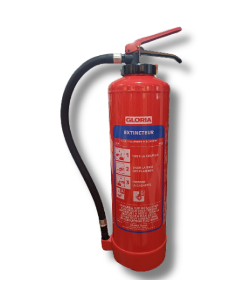 Support Mural Robuste Pour Extincteur Portable – Universel – Rouge – Pour Poudre, Mousse Ou CO2