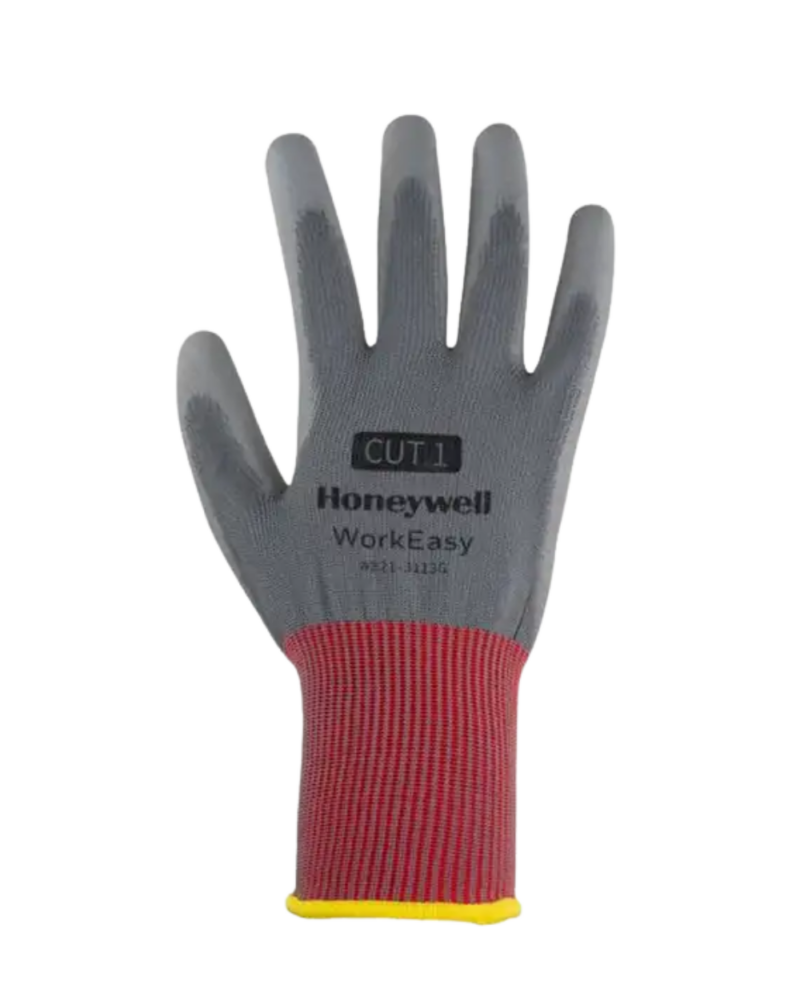 GANTS DE PRECISION HONEYWELL WORKEASY CUT 1 ENDUCTION PU GRIS