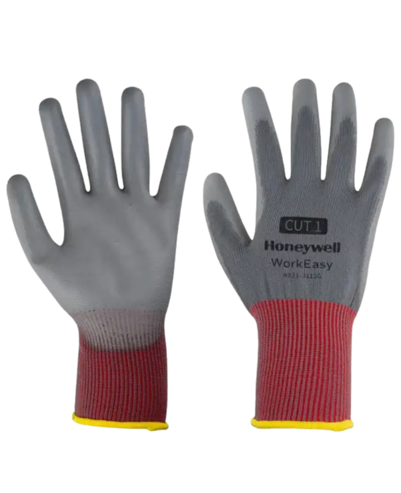 GANTS DE PRECISION HONEYWELL WORKEASY CUT 1 ENDUCTION PU GRIS – Image 3