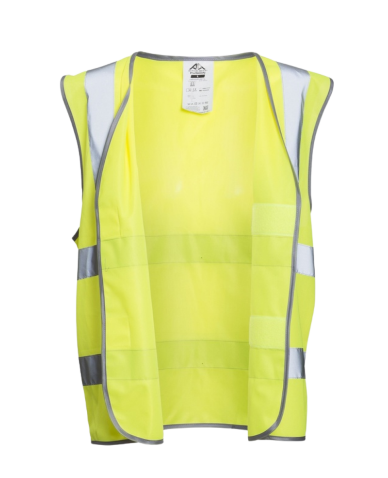 GILET DE SECURITE IVOIRE SAFETY JAUNE + 4 BANDES REFLECHISSANTES – Image 3