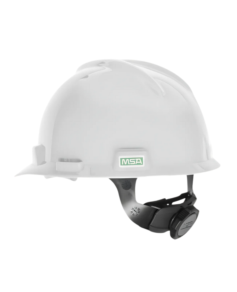 CASQUE DE SECURITE MSA V-GARD STYLE CASQUETTE + MOLETTE, BLANC