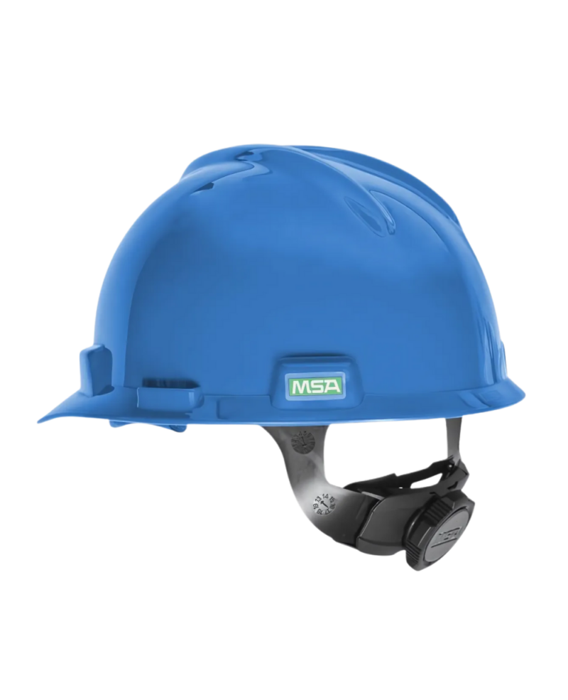 CASQUE DE SECURITE MSA V-GARD STYLE CASQUETTE + MOLETTE, BLEU