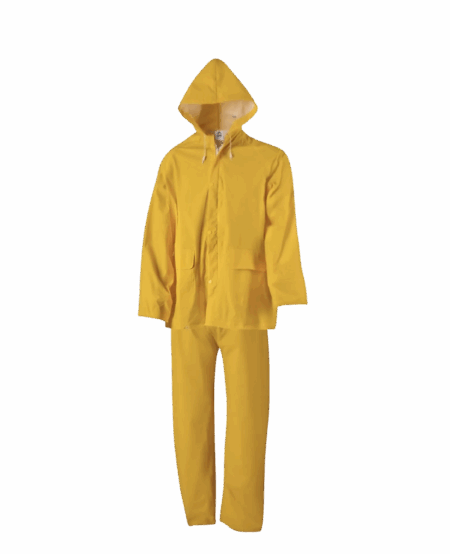 ENSEMBLE DE PLUIE TEMPEST, VESTE + PANTALON, JAUNE