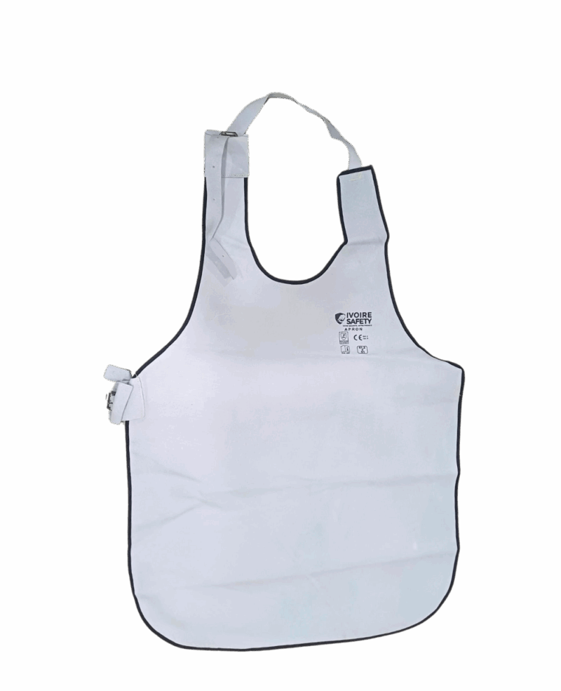 TABLIER SOUDEUR IVOIRE SAFETY AMS-1503 EN CUIR CROUTE, 61,05 X 91 cm – Image 2