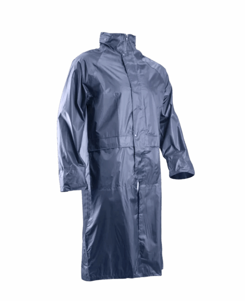 MANTEAU DE PLUIE PVC SOUPLE BLEU