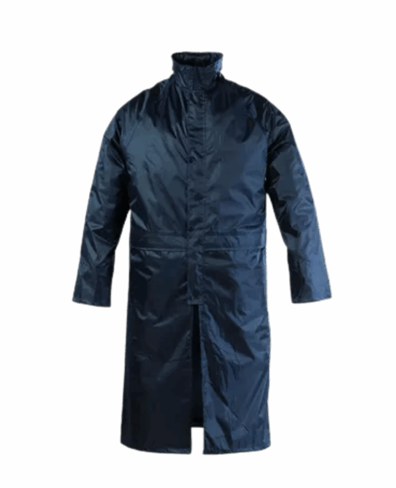 MANTEAU DE PLUIE PVC SOUPLE BLEU – Image 2