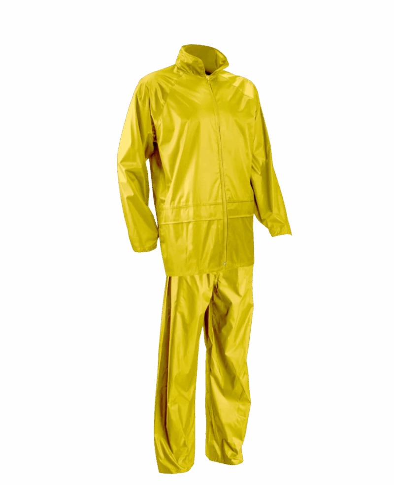 ENSEMBLE DE PLUIE PLUVIO 100% POLYESTER, JAUNE