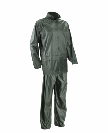 ENSEMBLE DE PLUIE PLUVIO VERT 100% POLYESTER