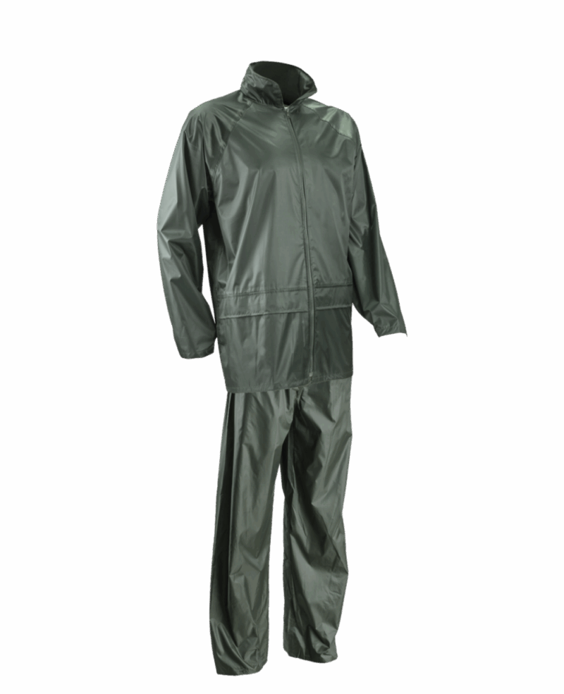 ENSEMBLE DE PLUIE PLUVIO VERT 100% POLYESTER