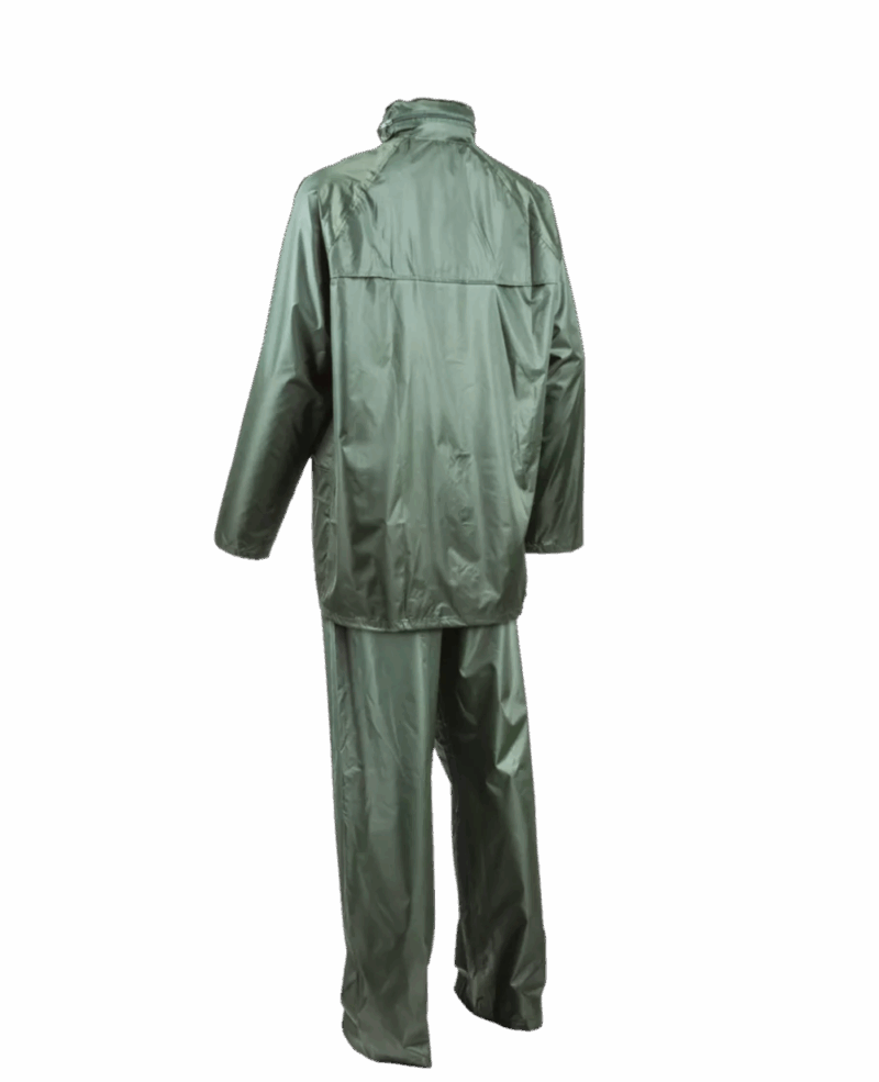ENSEMBLE DE PLUIE PLUVIO VERT 100% POLYESTER – Image 3