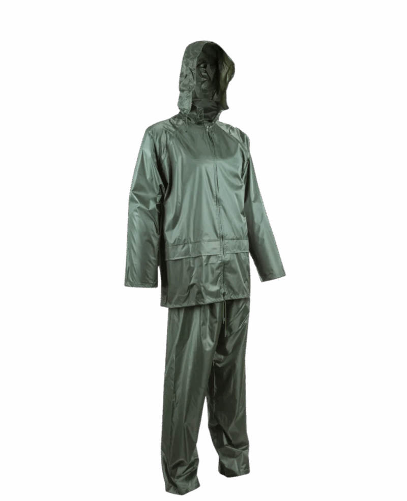ENSEMBLE DE PLUIE PLUVIO VERT 100% POLYESTER – Image 4