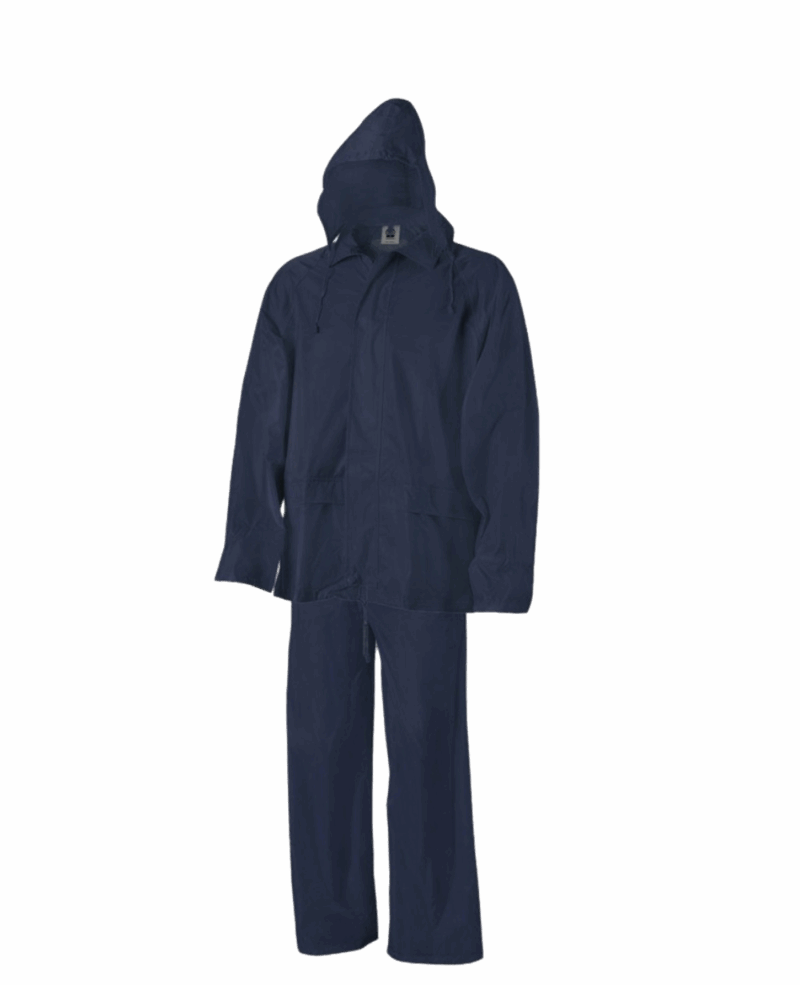 ENSEMBLE DE PLUIE TEMPEST, VESTE + PANTALON, BLEU NAVY