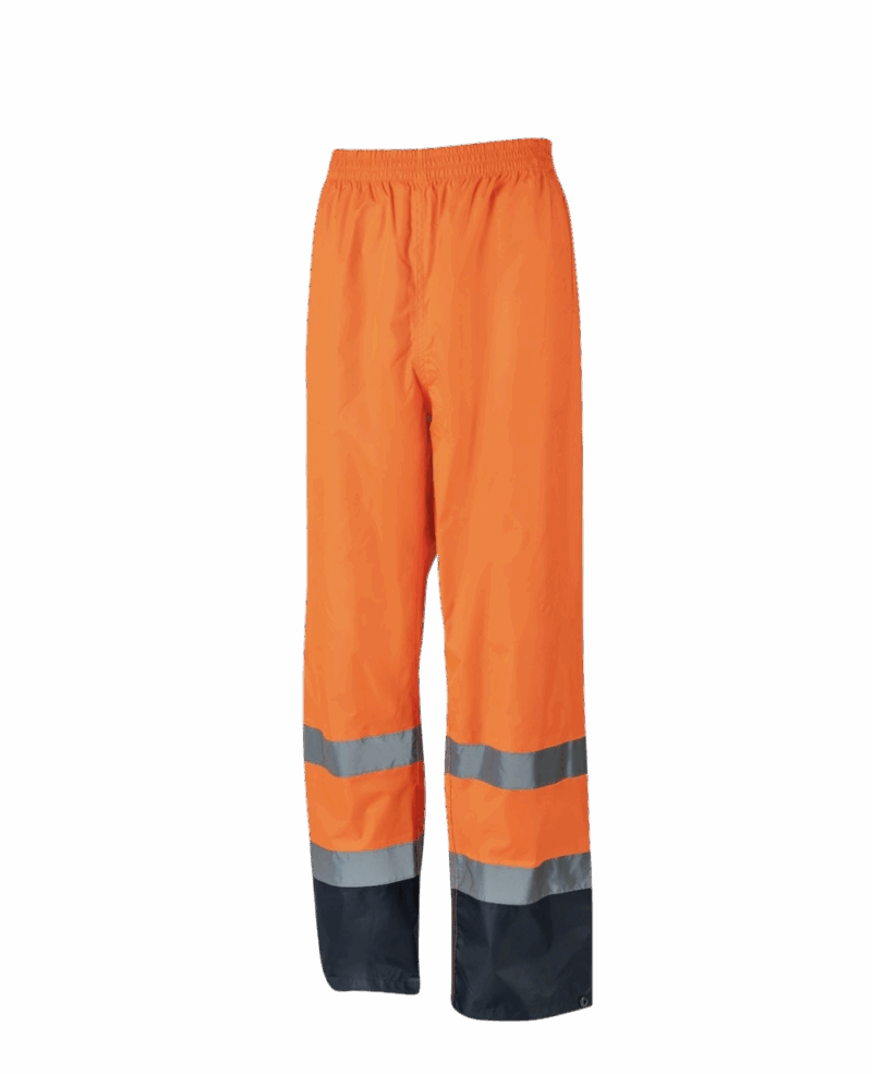 ENSEMBLE DE PLUIE RAINSTORM ORANGE/NAVY OXFORD + BANDES REFLECHISSANTES – Image 3