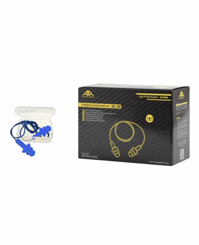 BOUCHON D'OREILLE DETECTABLE SOUPLE BLEU AVEC BOITIER DE RANGEMENT