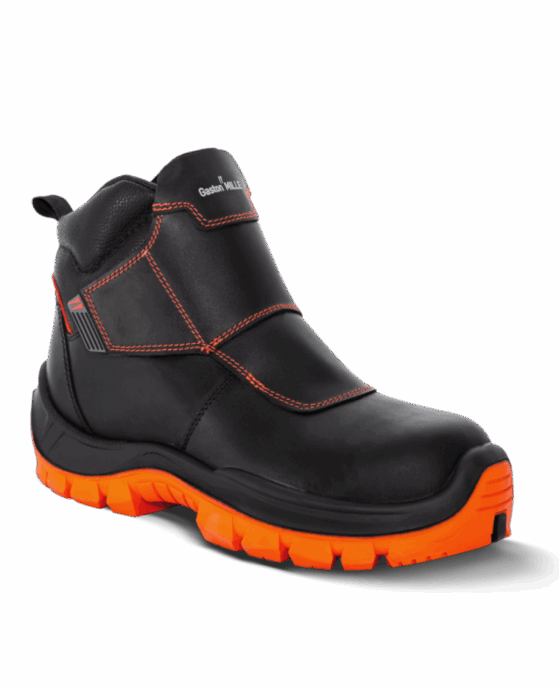 CHAUSSURE DE SECURITE SOUDEUR UNISOUDEUR GASTON MILLE, PU/NITRILE S3 HI HRO WG SRC EN ISO 20349