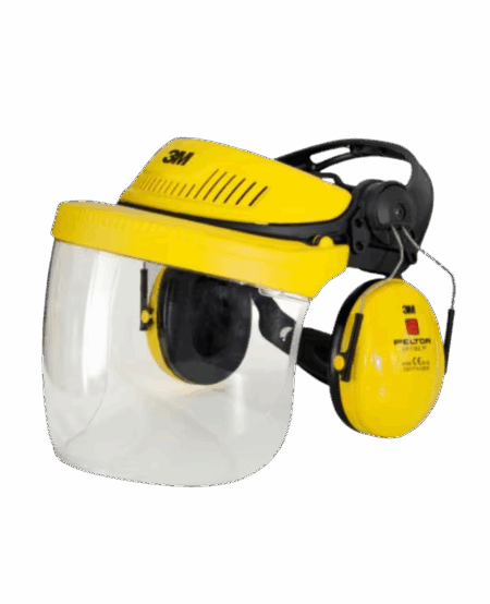 COIFFE COMBINEE 3M G500 (SUPPORT VISIERE + COQUILLE + VISIERE)