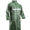 MANTEAU DE PLUIE COULEUR VERT AVEC BANDE REFLECHISSANTE 3CM