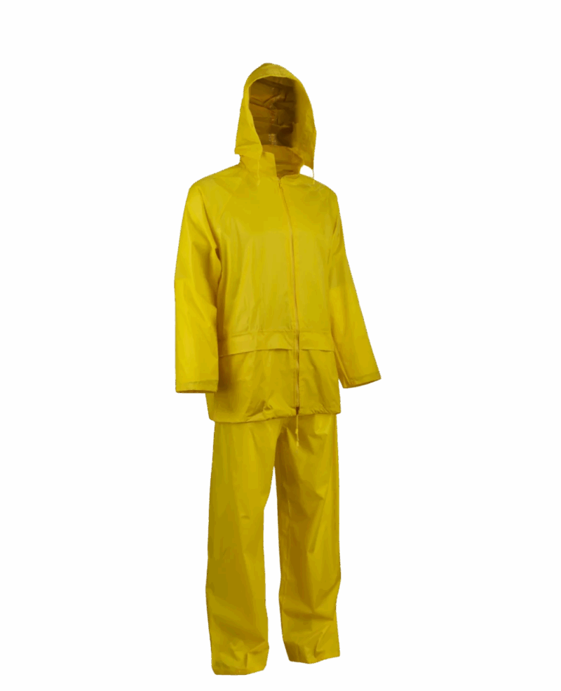 ENSEMBLE DE PLUIE PLUVIO 100% POLYESTER, JAUNE – Image 5