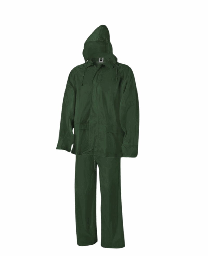 ENSEMBLE DE PLUIE TEMPEST, VESTE + PANTALON, VERT