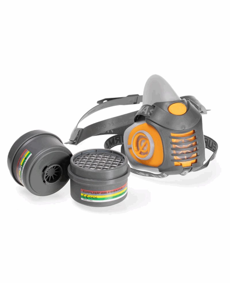 KIT DEMI MASQUE VULCANO AVEC DEUX FILTRES A1B1E1K1 – Image 2