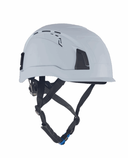 CASQUE MONTEUR CERVA ALPINWORKER PRO, VENTILE AVEC HARNAIS 6 POINTS, BLANC