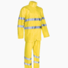 ENSEMBLE DE PLUIE RAINET, JAUNE AVEC BANDES REFLECHISSANTES