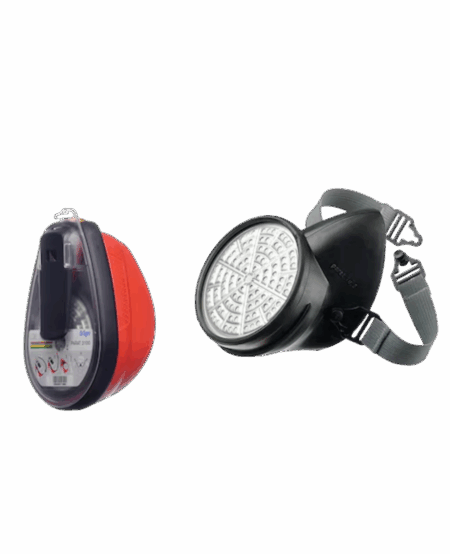 DEMI MASQUE DE FUITE DRÄGER PARAT 3160 + 15 FILTRES ABEK