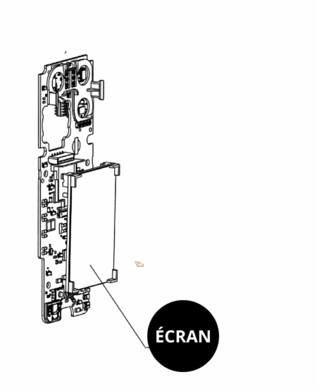 JEU DE PIECE ECRAN POUR DETECTEUR DRAEGER SERIE X-AM 2800/5800