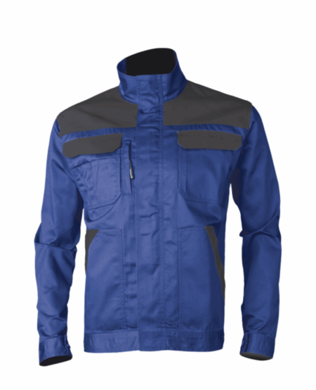 VESTE DE TRAVAIL COMMANDER 100% COTON, BLEU ROYAL
