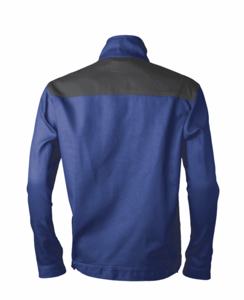 VESTE DE TRAVAIL COMMANDER 100% COTON, BLEU ROYAL – Image 2