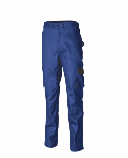 PANTALON DE TRAVAIL COMMANDER 100% COTON, BLEU ROYAL