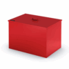 BAC A SABLE DAKEN EN ACIER PEINT ROUGE CAPACITE 100L DIMENSSIONS 600X401X410