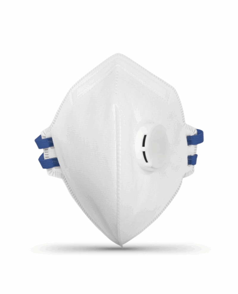 MASQUE PLIABLE FPP2 NR AVEC VALVE ACTIVE AIR R26 (BTE DE 10 MASQUES) – Image 2