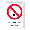 PANNEAU DE SIGNALISATION INTERDICTION DE FUMEE JAR EN PVC - 0,7MM