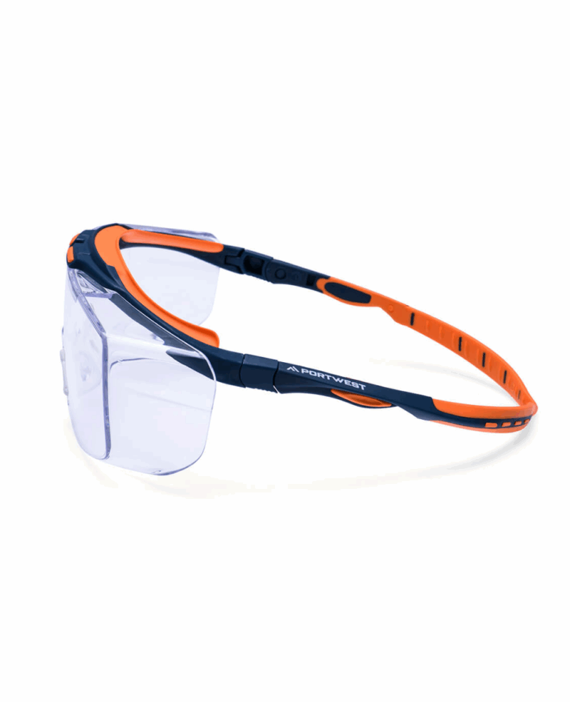 SURLUNETTE DE SECURITE PORTWEST PEAK OTG, ANTI RAYURE/ANTI BUÉE OCULAIRE INCOLORE – Image 2