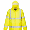 VESTE DE PLUIE H440 PORTWEST HAUTE VISIBILITE 100% POLYESTER, JAUNE AVEC BANDE