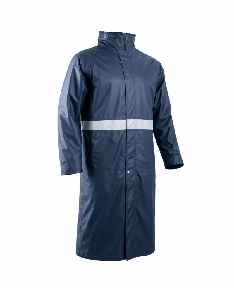 MANTEAU DE PLUIE STORMIX AVEC UNE BANDE REFLECHISSANTE, BLEU NAVY