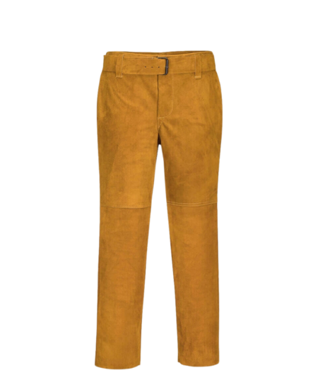 PANTALON DE SOUDEUR SW31 PORTWEST EN CUIR DE VACHETTE,  BRONZE