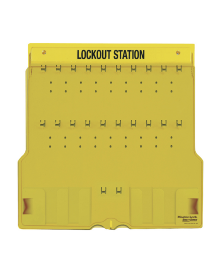 STATION DE CADENAS DE CONSIGNATION POUR 4 CADENAS/2 MORAILLONS (LIVRÉ VIDE)