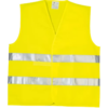 GILET HI-VIZ JAUNE DOUBLE BANDE CLASSE 2.