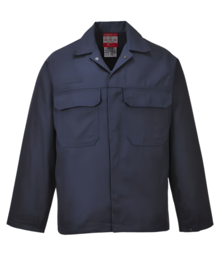 VESTE PORTWEST BIZWELD BLEU NAVY MULTI-NORMES RESISTANT AUX FLAMMES