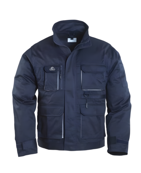 NAVY VESTE MARINE/GRIS 60% COTON / 40% POLYESTER
