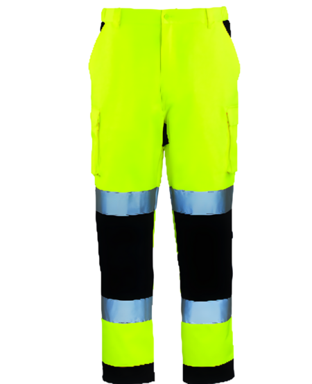 PATROL PANTALON HI-VIZ JAUNE/MARINE 3M CLASSE 2