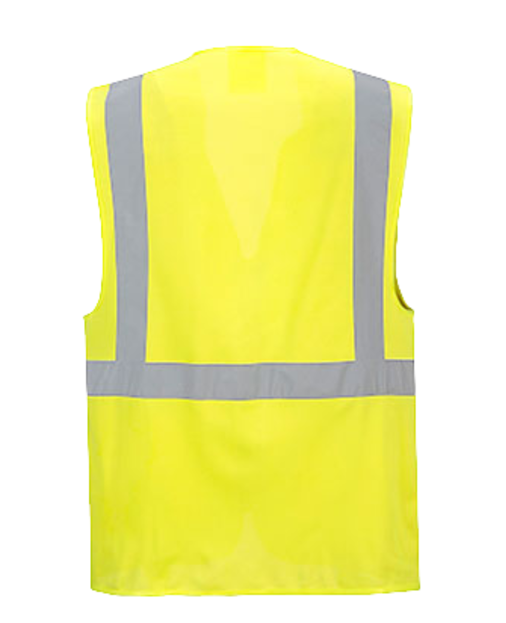 GILET DE SECURITE HV JAUNE PORTWEST MULTI-FONCTION + POCHES EXECUTIVE BERLIN – Image 2