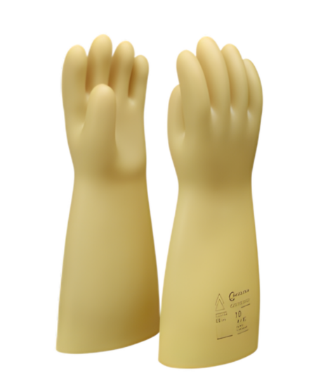 GANTS ISOLANTS LATEX CLASSE 00 LONGUEUR 36CM 500 VOLTS