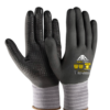 GANT DE PRECISION ACTIVE FLEX ENDUCTION NITRILE MICROMOUSSE NOIR + PICOTS