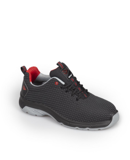 CHAUSSURE DE SECURITE RAPTOR TAILLE BASSE S3 SRC COMPOSITE NOIR/ROUGE