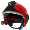 CASQUE POMPIER POLYVALENT DRAEGER HPS 7000 COULEUR ROUGE/NOIR MATTE